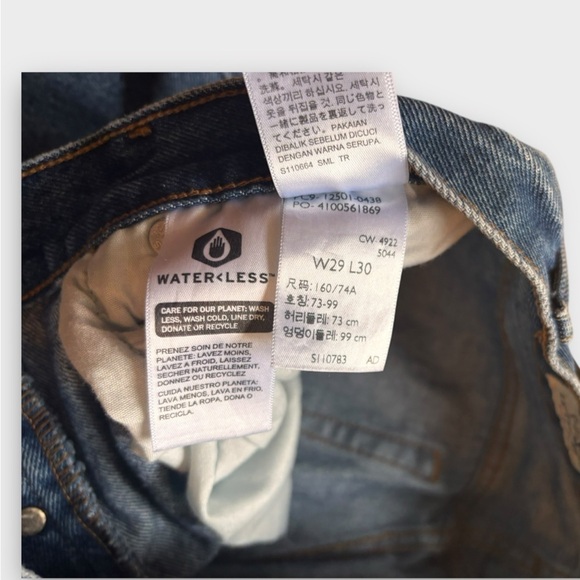 Levi's Premium 501 Stonewash Medium Blue Wash - Picture 5 of 7